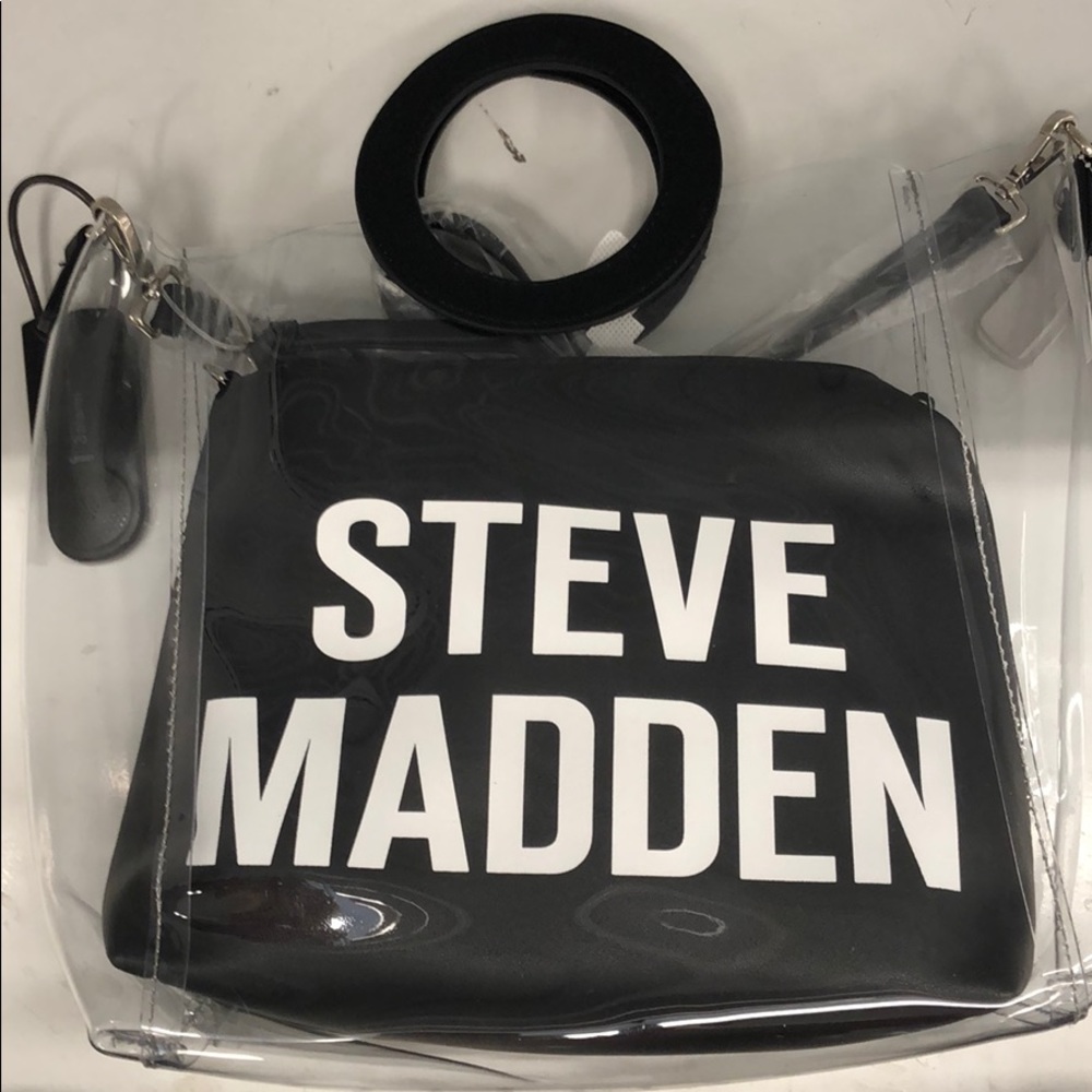 STEVE MADDEN BLACK BCLAIRE HANDBAG